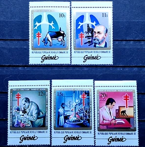 Guinea 1983 - Red Cross - MNH - 5 Margin Stamps Set - Picture 1 of 7