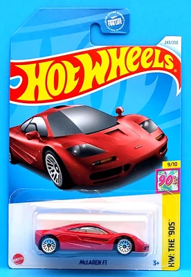 HOT WHEELS - RED - McLAREN F1 - HW: THE '90S - NICE - Image 1 of 3