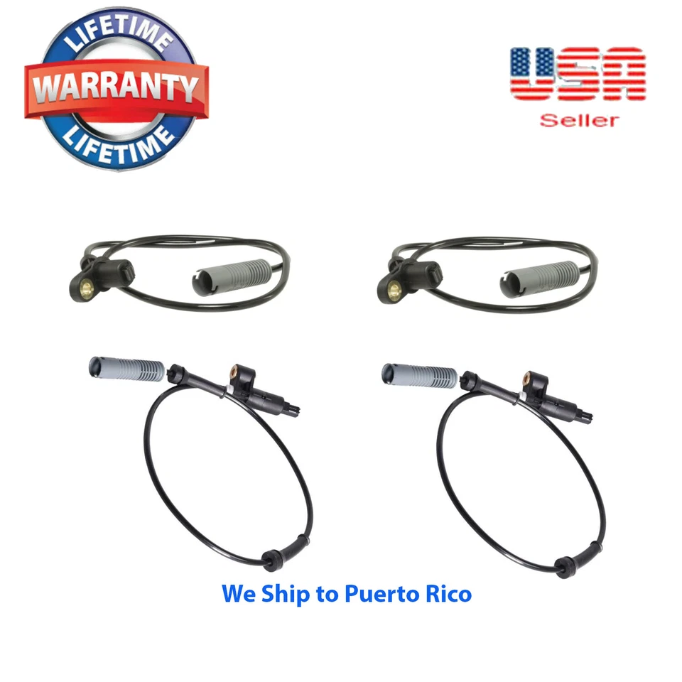 4 датчика скорости колеса ABS передний и задний левый правый BMW 318 320 323 325 328 M3  - Изображение 1 из 4