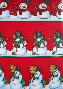 Yule Tie Greetings Hallmark Snowmen Tie Novelty Mens Necktie Snowman - Picture 1 of 8