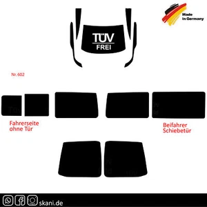 Tönungsfolie passgenau für - VW T5 - kurzer Radstand 2003-2015 - Bild 1 von 1