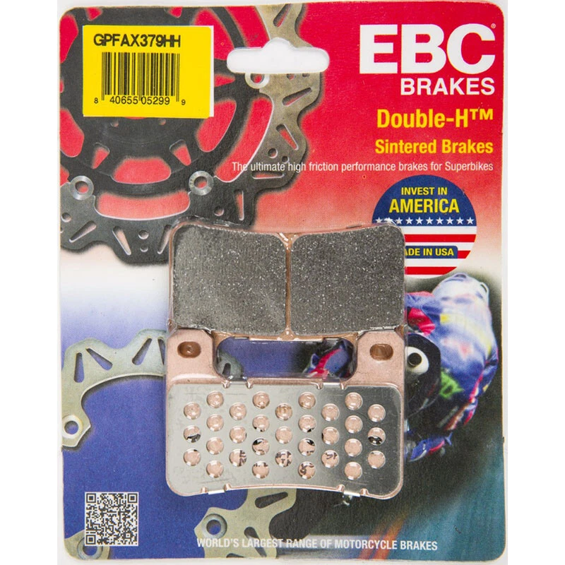 PASTILLAS DE FRENO EBC GPFAX SOLO CARRERA Kawasaki Ninja ZX-10R 2008-2015 Suzuki GSX-R1000 Foto 1 de 1