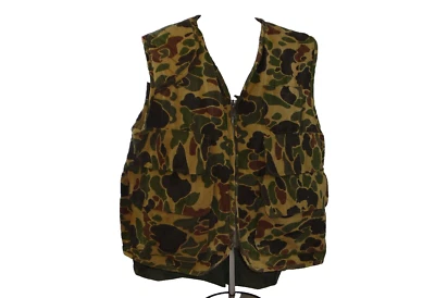 VTG Canvasback Hunting Vest Men's Size S ? Sport Shooting Vest Camo Made In USA - Image 1 of 4