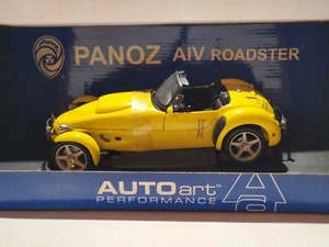 AutoArt 1998 Panoz AIV Roadster 1:18 Diecast Model Car 78213 Yellow - Picture 1 of 11