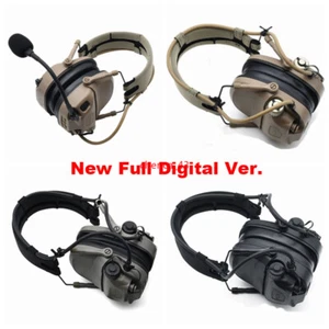 AMPLIFICADOR FMA FCS versión nueva Auriculares con engranaje militar comunicación reducción de ruido V60 PTT - Imagen 1 de 32