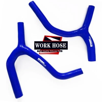 Manguera de radiador de silicona azul para Kawasaki KX450F KX450 F 450F 2016-2021 2020 2019 Foto 1 de 4