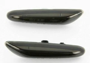 2x intermitentes laterales led negro humo para BMW E46 E60 E61 E90 E91 E84 E83 E53 - Imagen 1 de 4