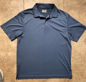 PGA Tour Poloshirt Erwachsene Large Blau Kurzarm Leicht Golf Herren - Bild 1 von 4