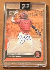 2022 TOPPS NOW #OD-361E YADIER MOLINA AUTO # 1/5 - ROAD TO OPENING DAY