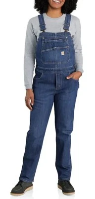 Babero flexible resistente Carhartt para mujer, estilo: 106002-HE4, arcos de color, talla XSR Foto 1 de 4