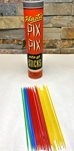 Vintage 1950’s Whitman “Pix Pix” Plastic Pick Up Sticks (NOT COMPLETE) - Picture 1 of 3