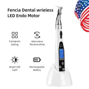 Dental Wireless Endomotor LED Treament 16:1 Endodontic Contra Angle Handstück - Bild 1 von 12