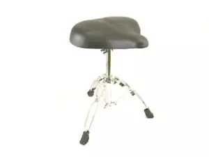 DRUM THRONE - SEDILE STILE BICICLETTA nero doppio braccio imbottito girevole nuovo - Foto 1 di 1