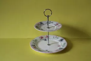 zauberhafte zweistöckige Etagere Teller Villeroy und Boch Viola 062431 - Bild 1 von 1