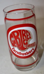Vaso de fútbol americano Nebraska Cornhuskers 1975 Sam's Hamburgers calendario/registro - Imagen 1 de 2