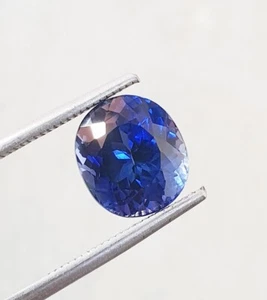 6.27 Ct Flawless Ceylon Lab Grown Cornflower Blue Sapphire Oval Cut Loose Gems - Bild 1 von 9