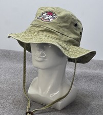 Lancaster Barnstormers Hat US Army Bucket Cap OSFA Brown Boonie Buttons Mens SGA
