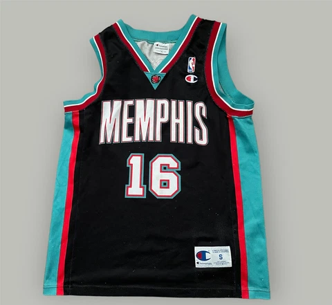 Vintage NBA Champion Pau Gasol jersey size S small Memphis Grizzlies basketball Cover