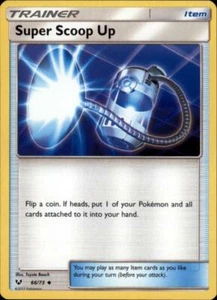 2x (SL01-066 PARALLEL FOIL) Super Scoop Up (U) Pokemon Shining Legends Card # 66 - Picture 1 of 1