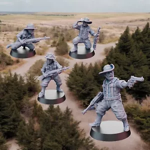 Seconda guerra mondiale Pacific Theater scout dell'esercito australiano & NCO X4 Wargames & Collectors 28 mm - Foto 1 di 5
