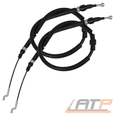 2x HANDBREMSSEIL BREMSSEIL HINTEN LINKS + RECHTS FÜR VW TRANSPORTER BUS T4 - Bild 1 von 4