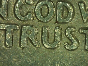 1991-P WASHINGTON Error Quarter - Double Die Obverse, Repunch IN GOD WE TRUST - Picture 1 of 3