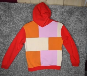 Lego x Target Hoodie Womens X-Small Color Block Red Pink Orange Sweatshirt EUC - Picture 1 of 12