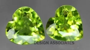 PERIDOTO 6 MM CORTE CORAZÓN TODO NATURAL - Imagen 1 de 1