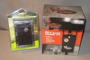 Wildgame Innovations Game Feeder Kit Analog Power Control Unit & 6V Solar Panel - Picture 1 of 6