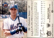 Fletcher Bates 1995 Multi-Ad Pittsfield Mets #NNO Card *AutographDen*