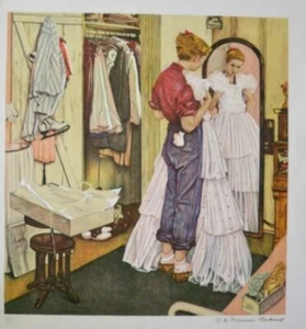 Before the Dance - Norman Rockwell - Numbered Ltd Ed Lithograph - Mint Condition - Picture 1 of 1