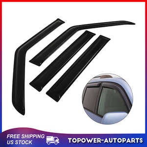 For 1984-2000 2001 Jeep Cherokee Window Visor Rain Vent Shade Guard Deflector - Picture 1 of 14