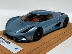 1/18 AutoArt Koenigsegg Regera Horizon Blue   79028 Custom Base - Picture 1 of 10