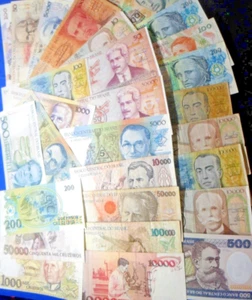 Brasil Collection of 43 All Different Old Banknotes 1970-94 Inflation Issues - Picture 1 of 16