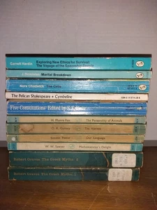 Lot of 11 Pelican books, Shakespeare, Marital Breakdown, Celts, Greek Myths - Picture 1 of 21
