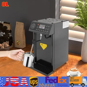 Máquina de espuma de leche de vapor comercial eléctrica 5 engranajes de vapor cafetera espumadora - Imagen 1 de 11