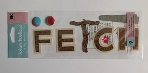 Jolee's Fetch Dog Puppy Pet Scrapbooking Title Stickers - Picture 1 of 2