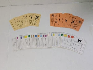 Monopoly Game Replacement Property Title Deed Cards w/ Chance & Com. Chest Cards - Picture 1 of 4