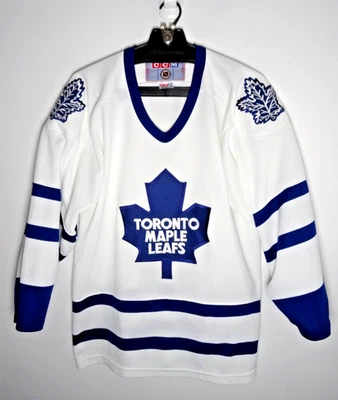 Vintage CCM Toronto Maple Leafs Jersey Medium Mens 90s White Home NHL Hockey - Image 1 of 4