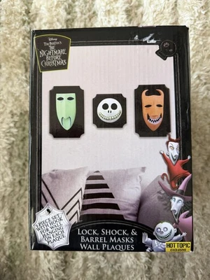 Pesadilla antes de Navidad cerradura barril de choque máscaras de porcelana tema candente exclusivo Foto 1 de 3
