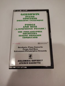 Gershwin Piano Concerto Philadelphia Orchestra Ormandy Entremont Cassette Tape - Picture 1 of 3