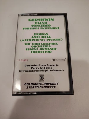 Gershwin Piano Concerto Philadelphia Orchestra Ormandy Entremont Cassette Tape - Image 1 of 3