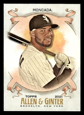 2021 Topps Allen & Ginter  Yoan Moncada #152 Chicago White Sox Baseball Card - Image 1 of 2