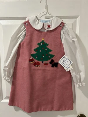 Nuevo con etiquetas Vestido de Navidad Reversible Bailey Boys y Top Chabre Vintage - Talla 4 Foto 1 de 4