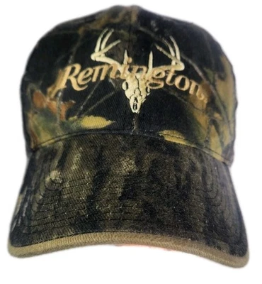 Remington Adult Adjustable Camo Cap With Buck Deer Skull - Image 1 of 4
