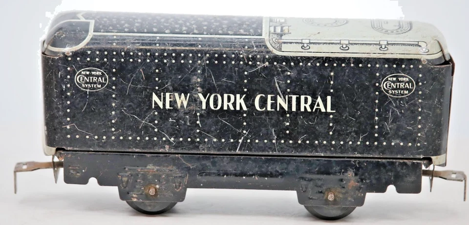 Vintage Marx O Gauge Tin Litho New York Central 551 Tender – Collectible Model - Image 1 of 4