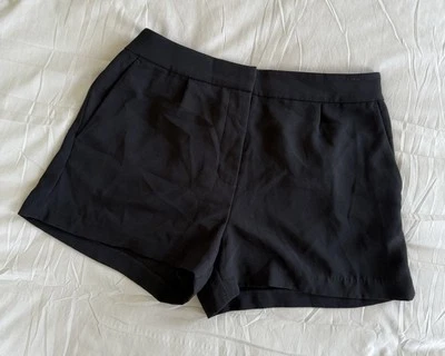 Pantalones Cortos de Vestido H&M Negros para Mujer Talla 8 Cremallera Frontal Foto 1 de 4