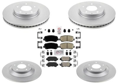 Rotores de freno de disco recubiertos pastillas de freno herrajes para Mazda CX5 CX-5 2013 2014 2015 Foto 1 de 4