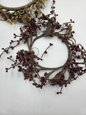 Anillos de velas primitivos multicolores de pipa/estrellas rústicas de 7" y 9"  Foto 1 de 4