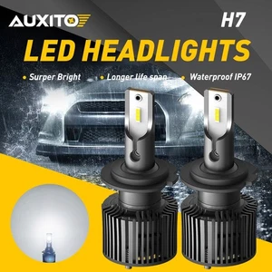 AUXITO H7 LED Headlight Bulb CSP 12000LM 6000K Xenon White High Low Beam Bright - Picture 1 of 12